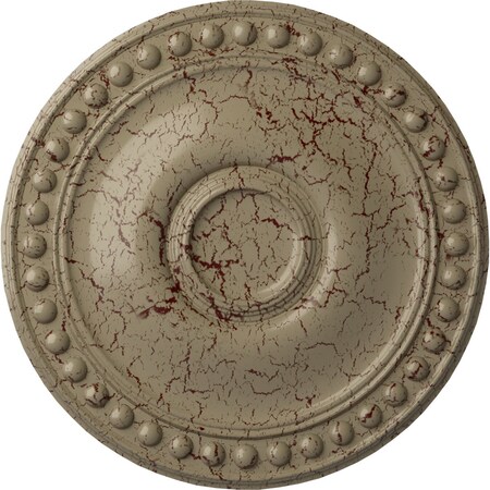 Foster Ceiling Medallion (Fits Canopies up to 5 5/8"), 19 1/8"OD x 1"P, Gobi Desert Crackle